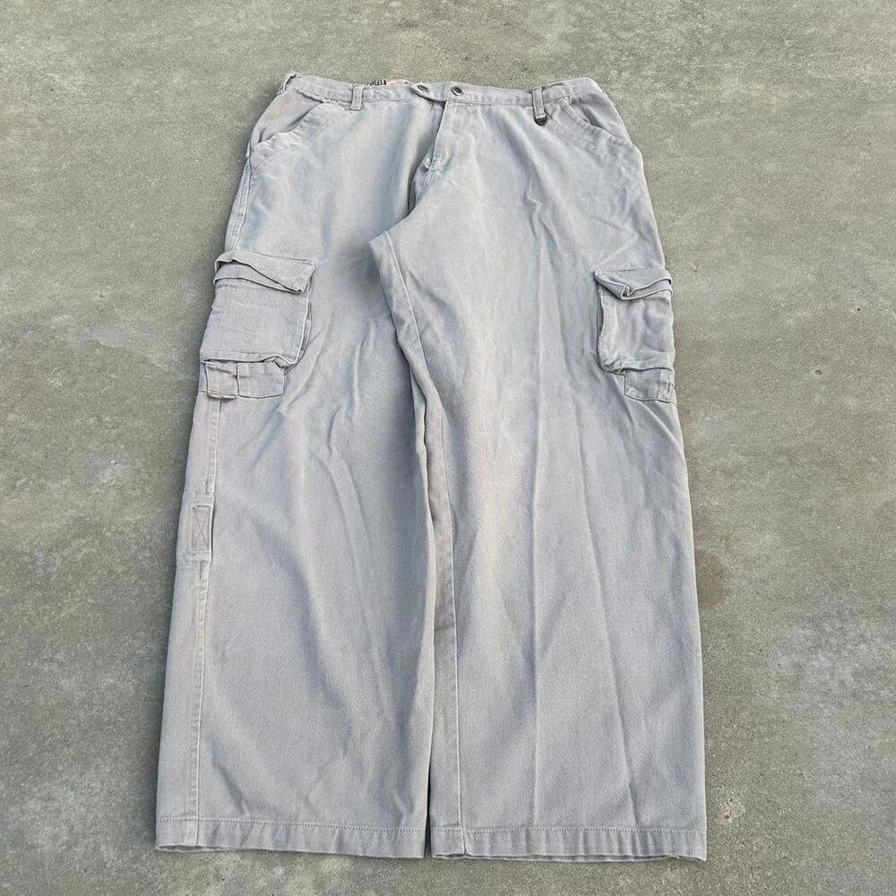 Vintage Lugz Jeans Y2k Cargo Skate Baggy Wide Leg Jumbo Pants